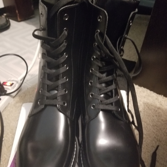 Thursday Black Polished Boots - Picture 7 of 11